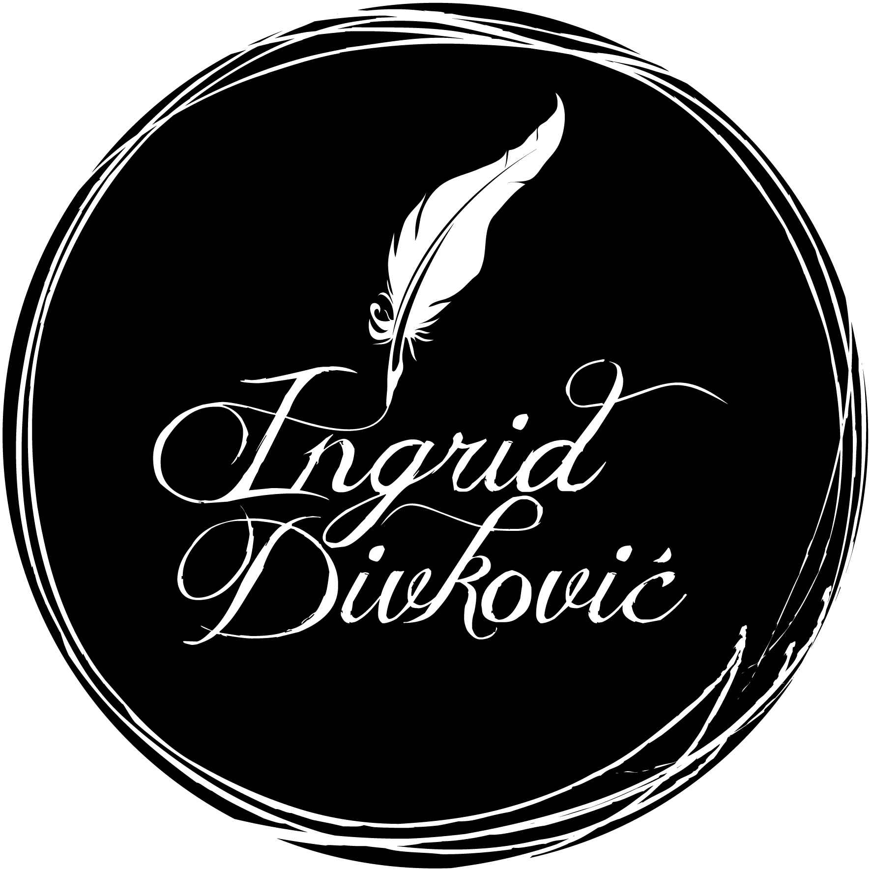 Crni logo bez podloge za slike